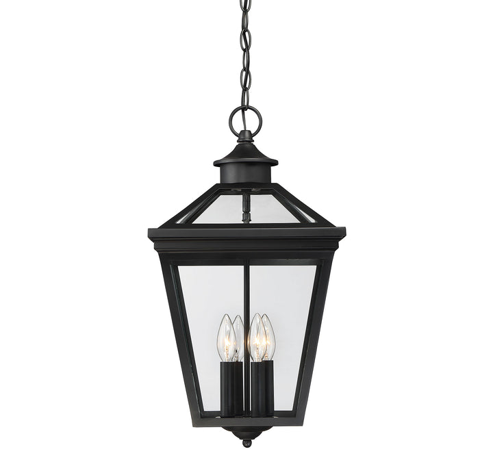Savoy House Ellijay 4-Light Outdoor Hanging Lantern - Model 5-145-BK