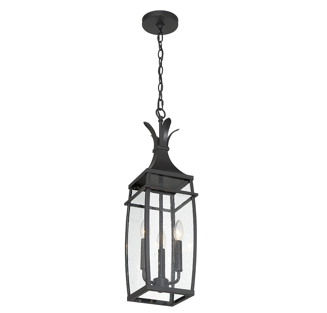 Savoy House Montpelier 3-Light Outdoor Hanging Lantern - Model 5-763-BK