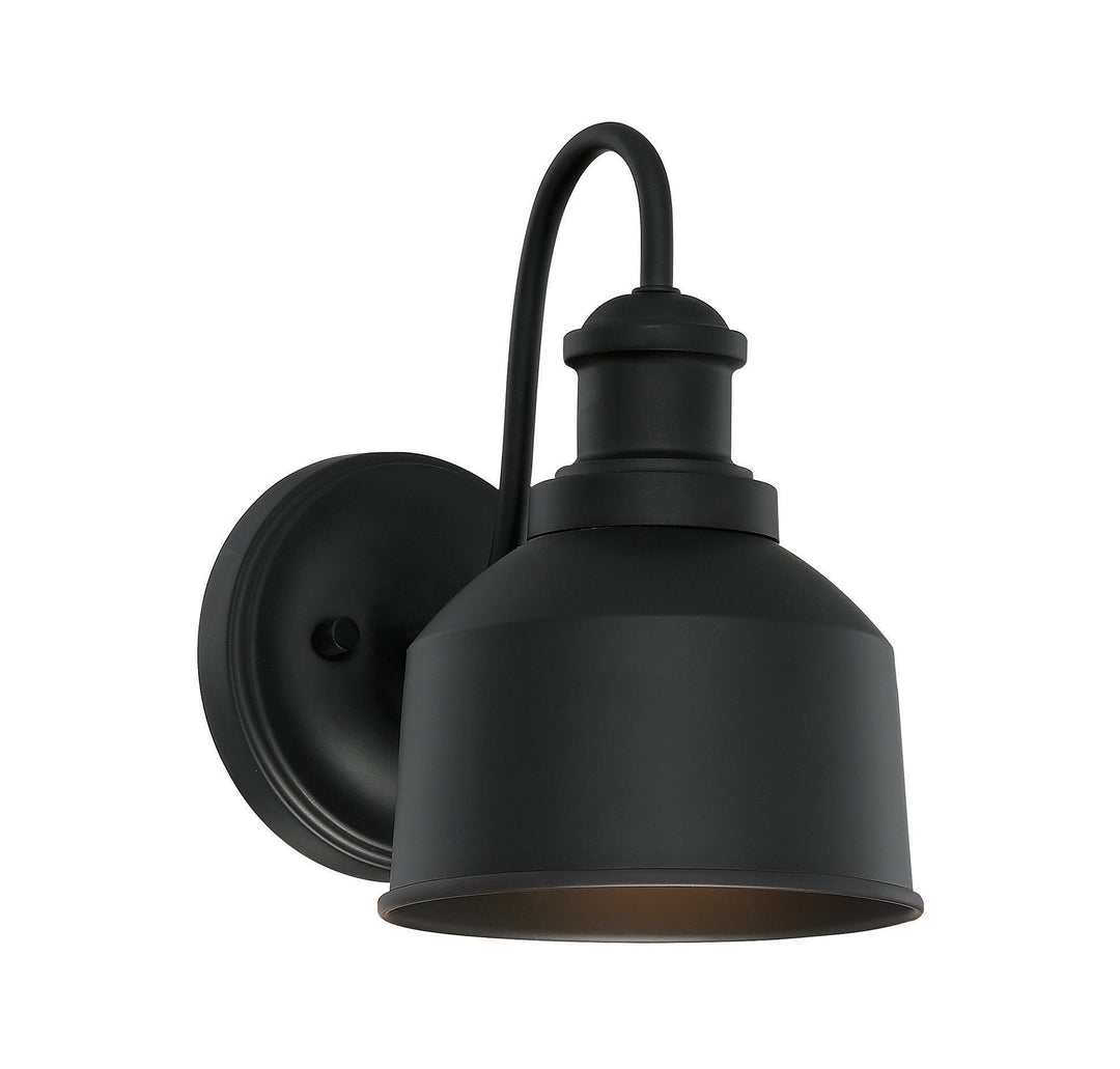 Savoy House 1-Light Outdoor Wall Lantern in Matte Black - Model M50046BK