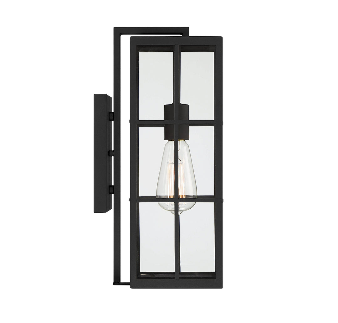 Savoy House Ericson Outdoor Wall Lantern in Matte Black - Model 5-1989-BK