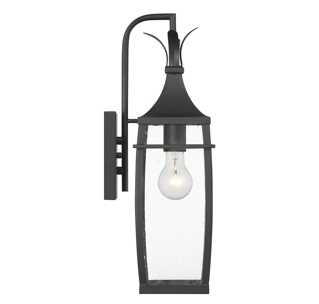 Savoy House Montpelier Outdoor Wall Lantern in Matte Black