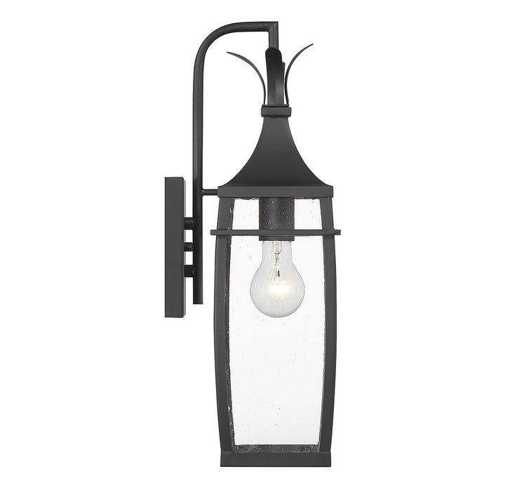 Savoy House Montpelier Outdoor Wall Lantern in Matte Black