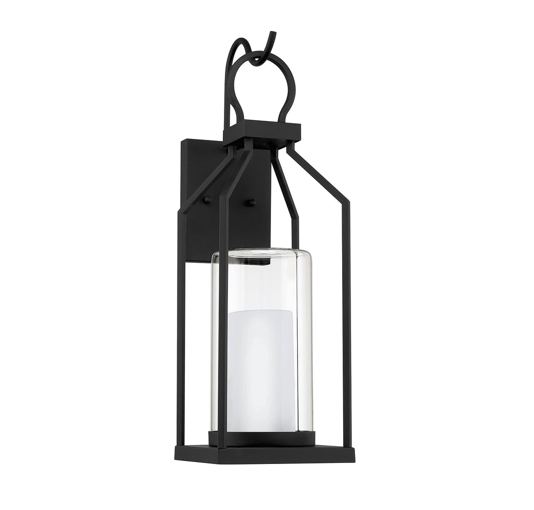 Savoy House Hamilton Outdoor Wall Lantern in Matte Black