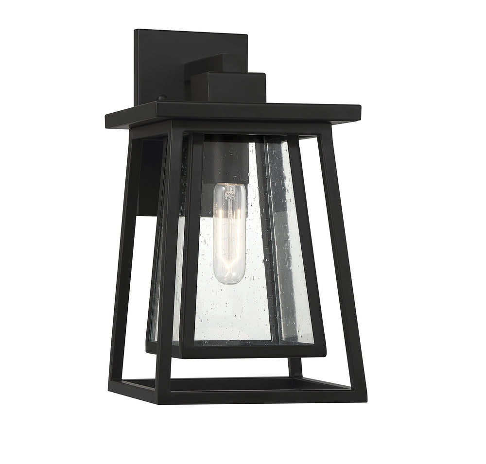 Savoy House Denver Outdoor Wall Lantern in Matte Black
