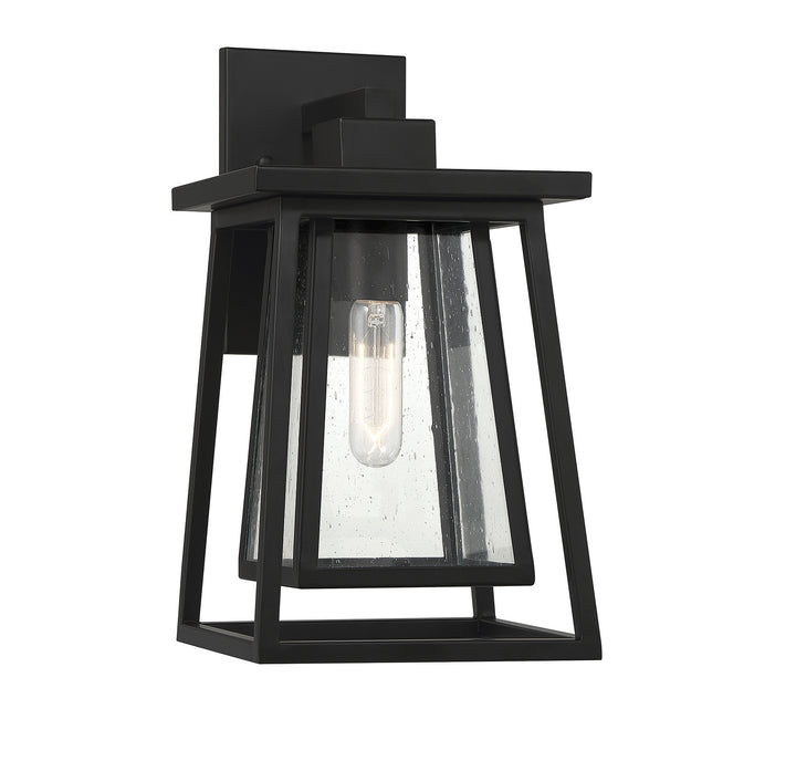 Savoy House Denver Outdoor Wall Lantern in Matte Black