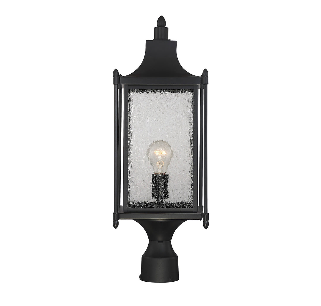 Savoy House Dunnmore 1-Light Outdoor Post Lantern - Model 5-3454-BK