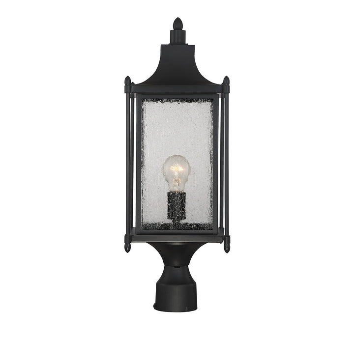 Savoy House Dunnmore 1-Light Outdoor Post Lantern - Model 5-3454-BK