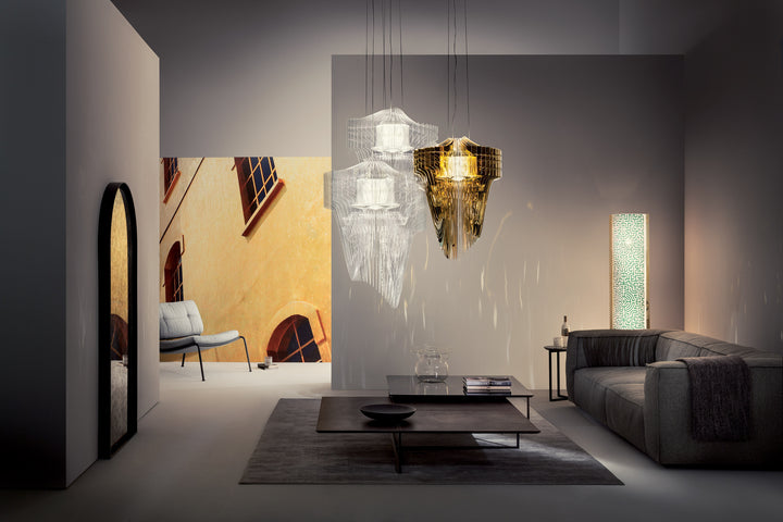 Slamp Aria Suspension Medium - Gold