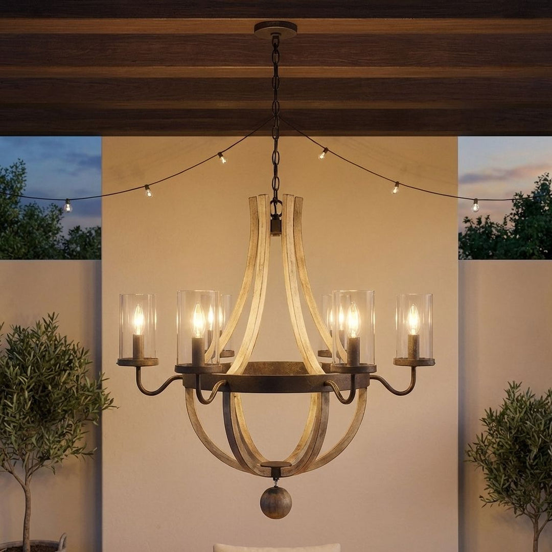 Savoy House Eden 6-Light Outdoor Chandelier - Model 1-2100-6-70