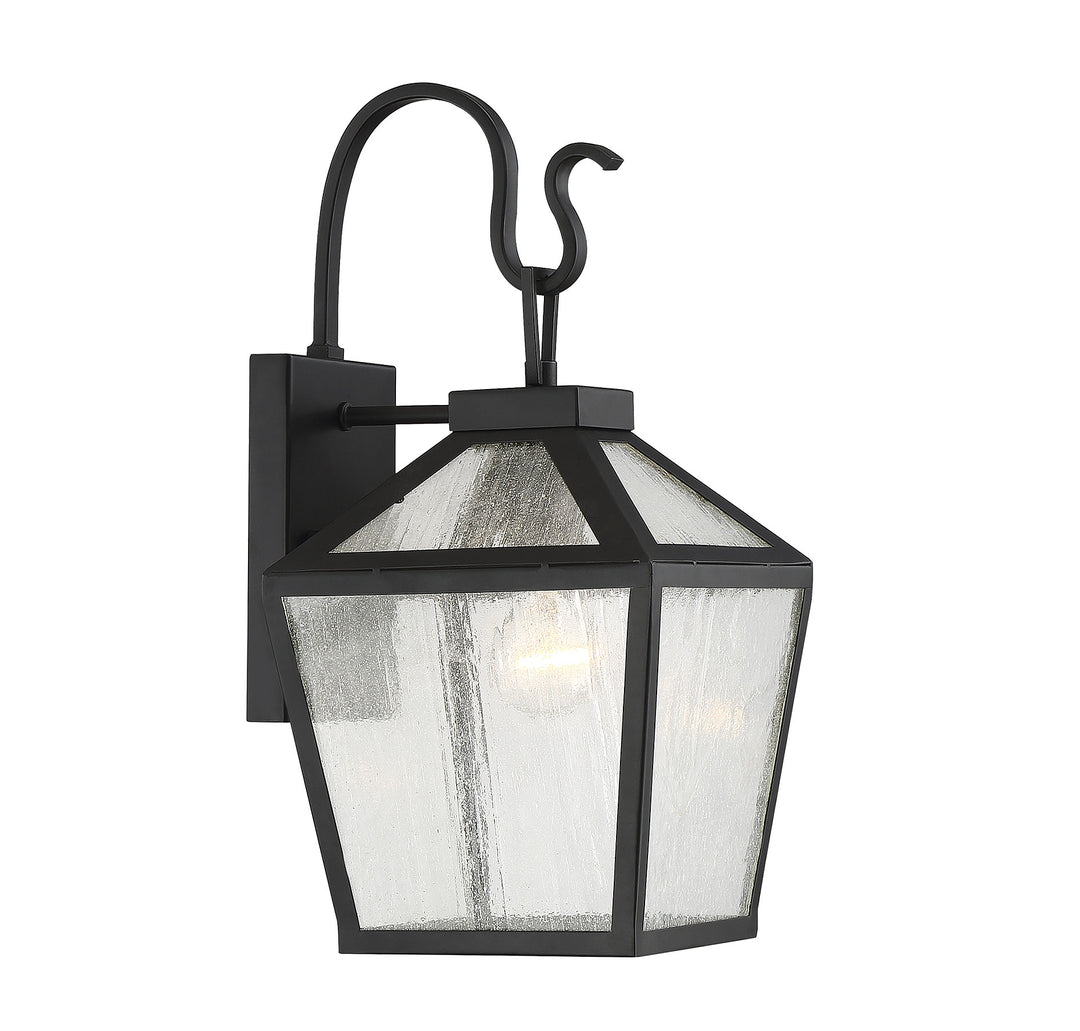 Savoy House Woodstock Outdoor Wall Lantern in Black