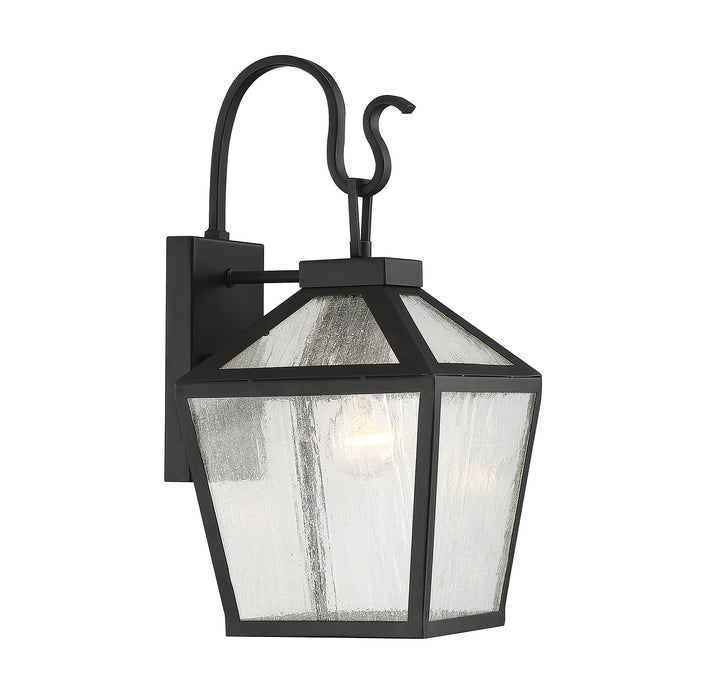 Savoy House Woodstock Outdoor Wall Lantern in Black