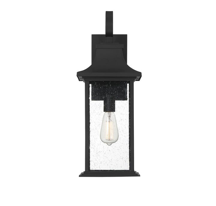 Savoy House Hancock Outdoor Wall Lantern in Matte Black