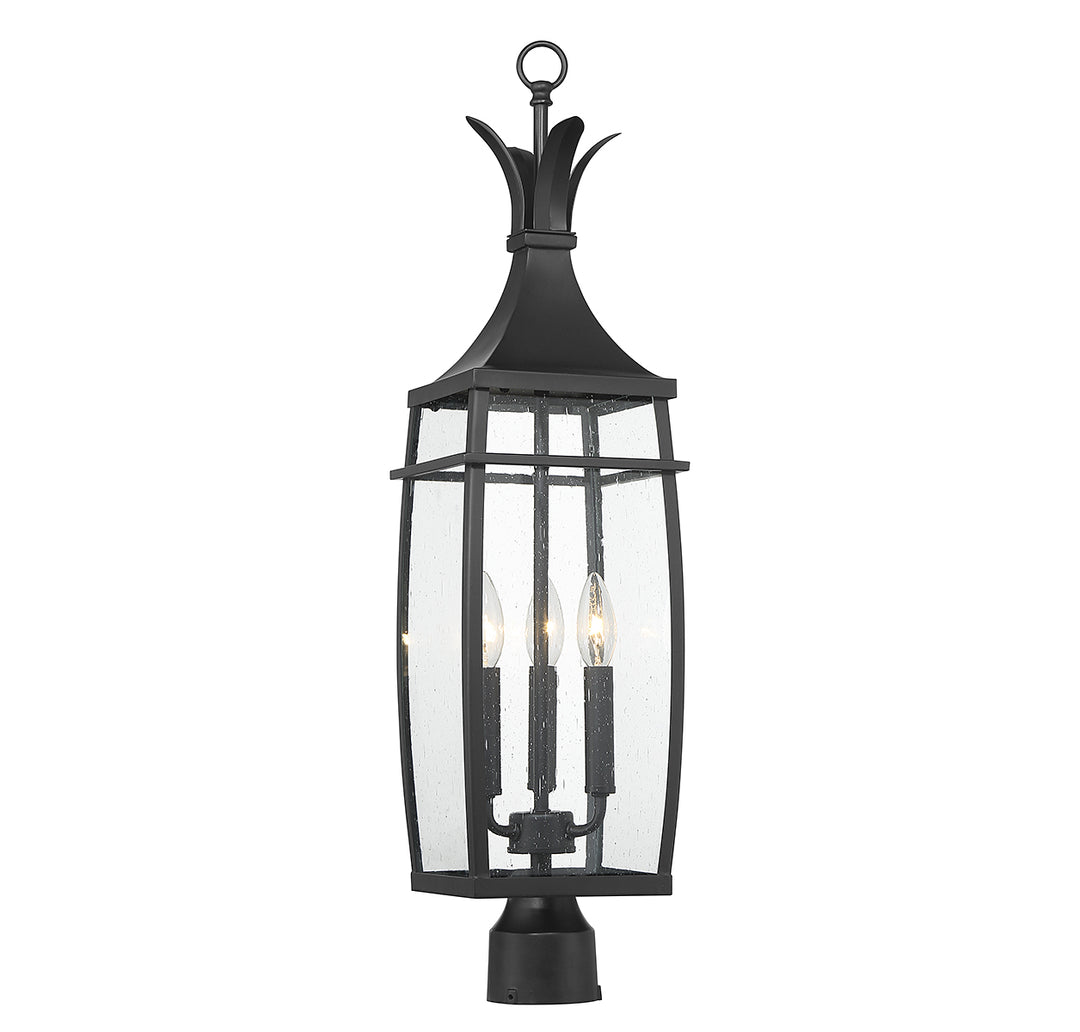Savoy House Montpelier 3-Light Outdoor Post Lantern - Model 5-769-BK