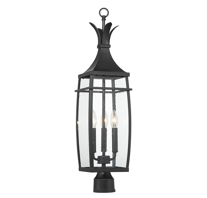Savoy House Montpelier 3-Light Outdoor Post Lantern - Model 5-769-BK