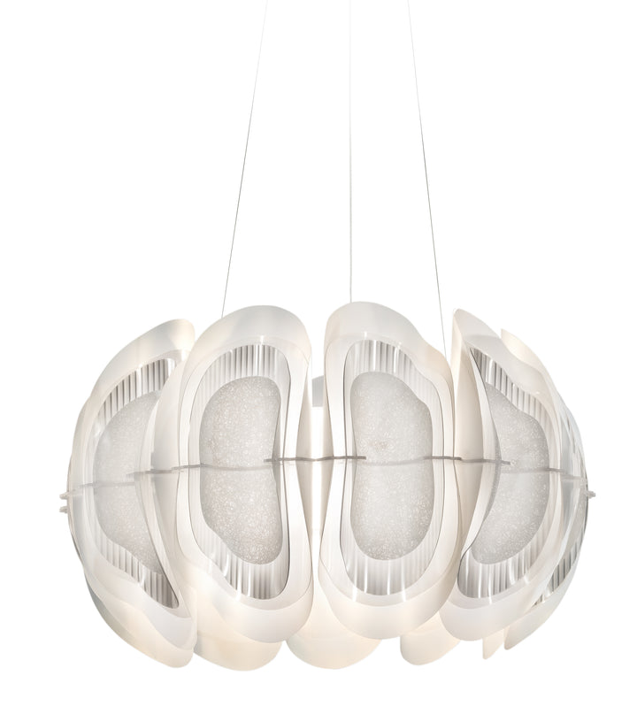 Slamp Fiordlys Suspension Round - White