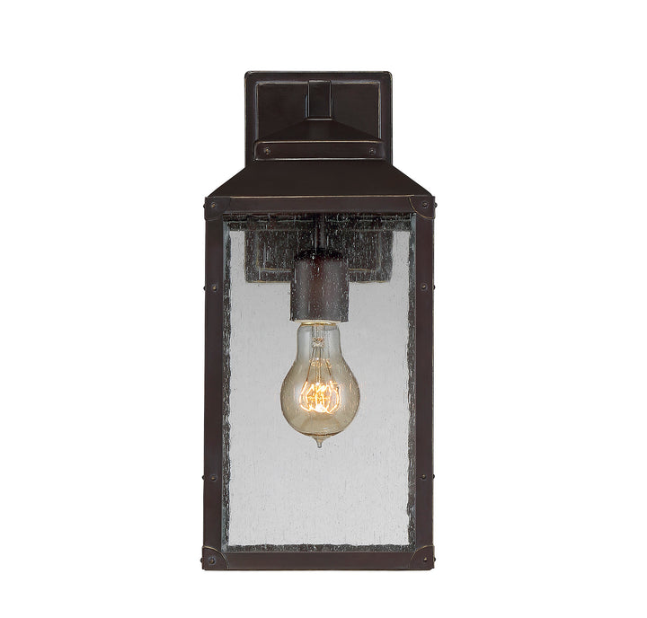 Savoy House Brennan Outdoor Wall Lantern in English Bronze with Gold