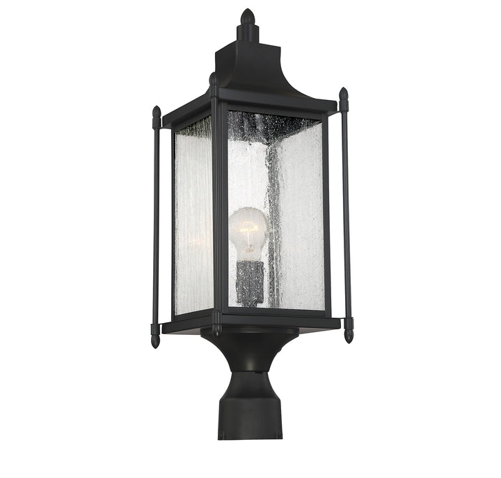 Savoy House Dunnmore 1-Light Outdoor Post Lantern - Model 5-3454-BK