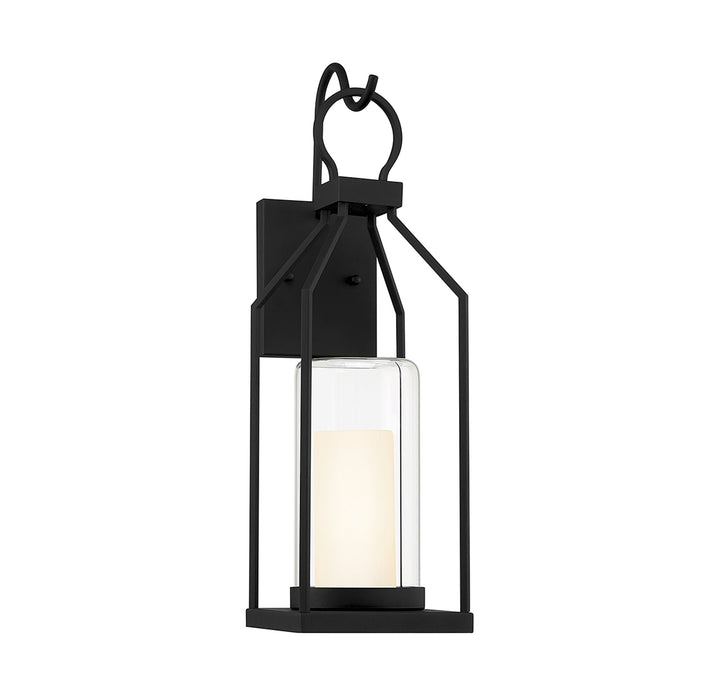 Savoy House Hamilton Outdoor Wall Lantern in Matte Black