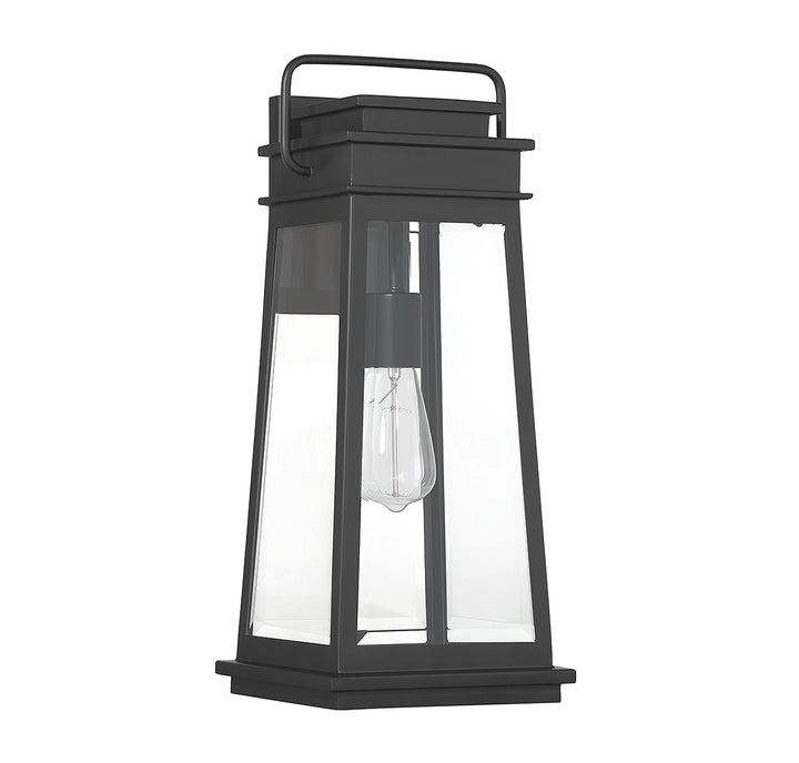 Savoy House Boone Outdoor Wall Lantern in Matte Black