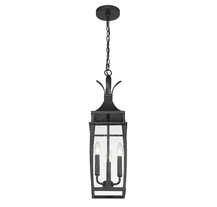 Savoy House Montpelier 3-Light Outdoor Hanging Lantern - Model 5-763-BK