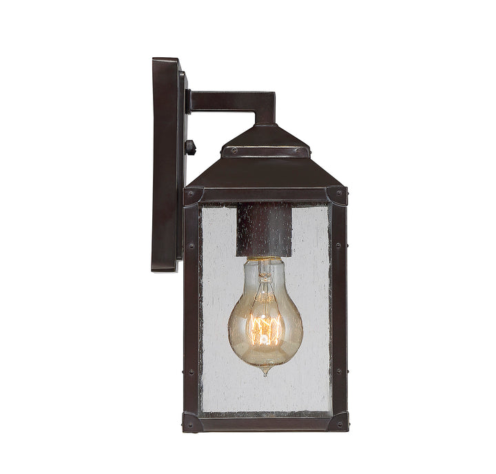 Savoy House Brennan Outdoor Wall Lantern in English Bronze with Gold