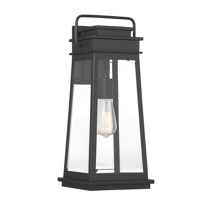 Savoy House Boone Outdoor Wall Lantern in Matte Black