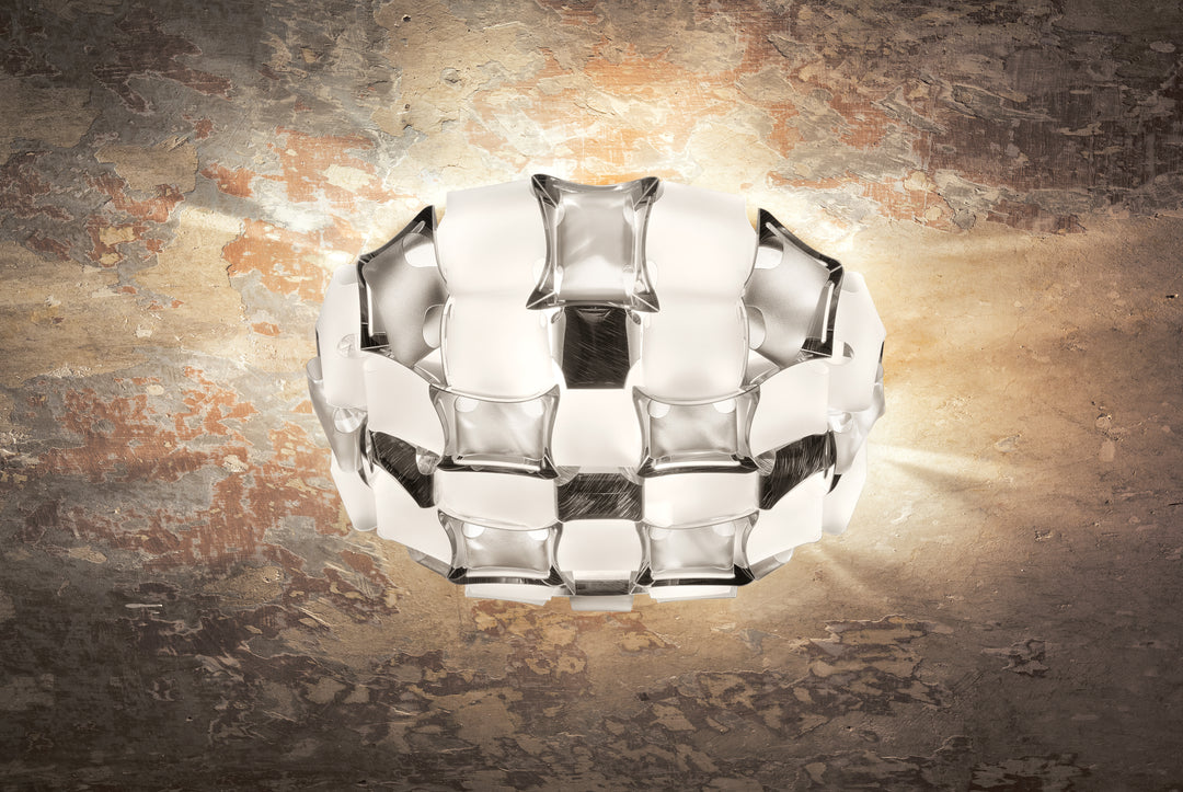 Slamp Mida Ceiling/Wall Medium - White/Platinum