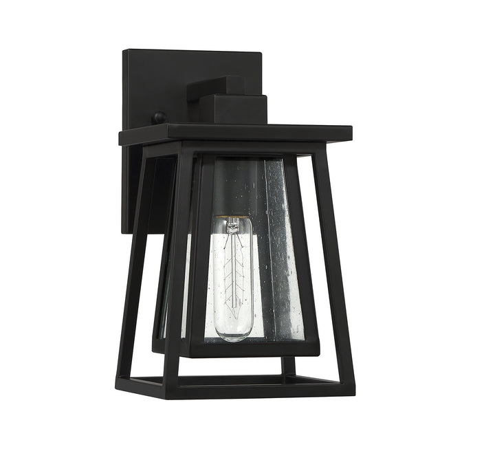Savoy House Denver Outdoor Wall Lantern in Matte Black