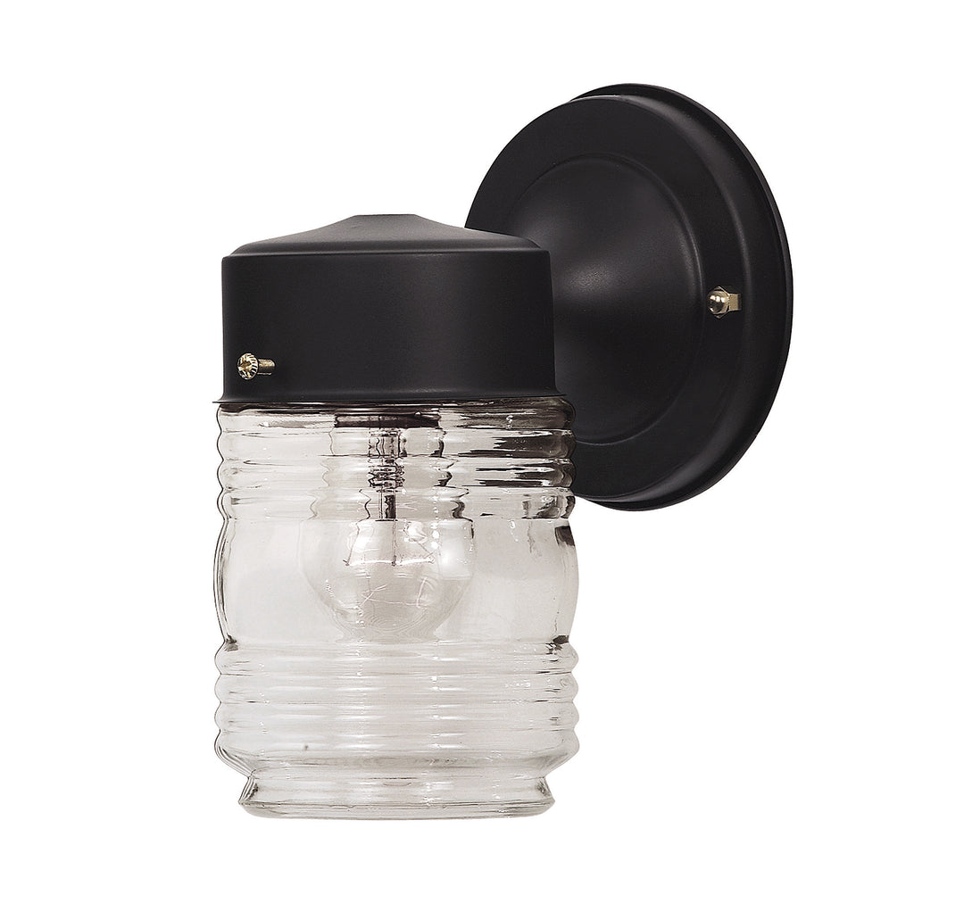 Savoy House 1-Light Outdoor Wall Lantern in Black - Model M50063BK