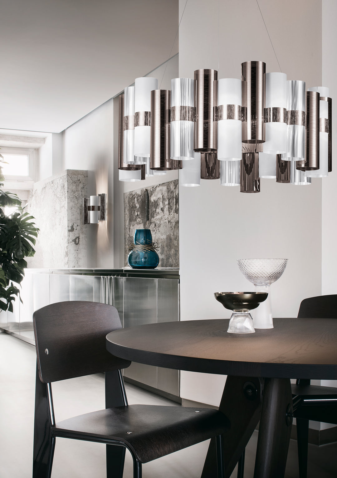 Slamp La Lollo Suspension Large - Pewter