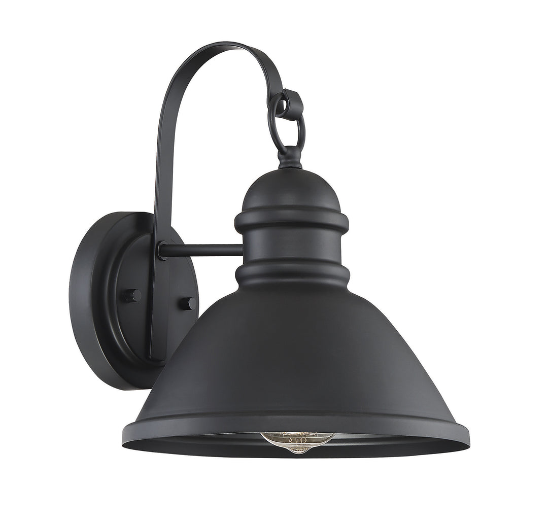 Savoy House 1-Light Outdoor Wall Lantern in Matte Black - Model M50016BK