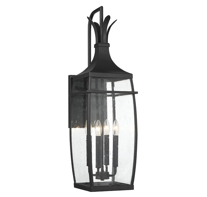 Savoy House Montpelier Outdoor Wall Lantern in Matte Black