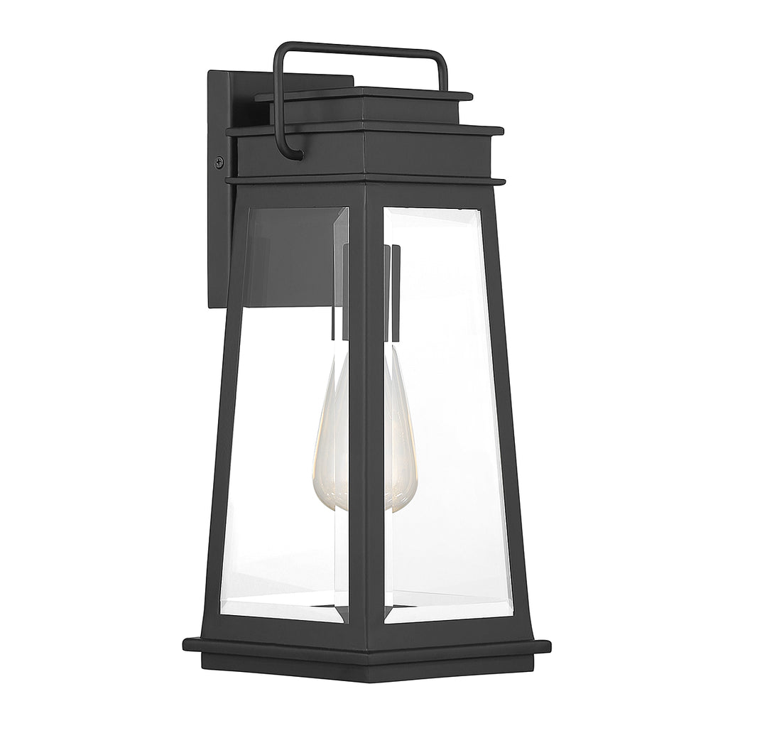 Savoy House Boone Outdoor Wall Lantern in Matte Black