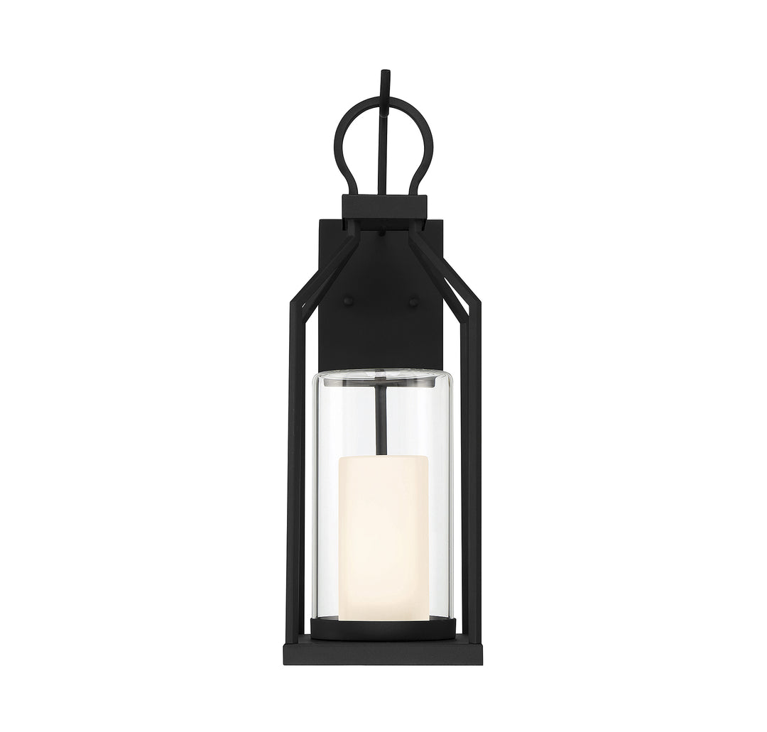 Savoy House Hamilton Outdoor Wall Lantern in Matte Black