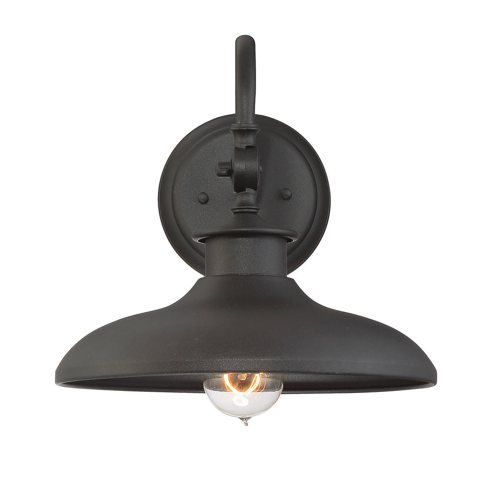 Savoy House Raleigh Outdoor Wall Lantern in Black - Model 5-9584-BK