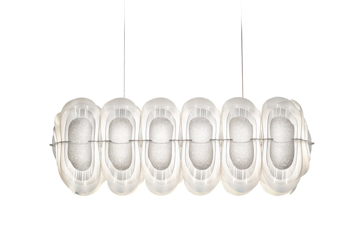 Slamp Fiordlys Suspension Linear - White