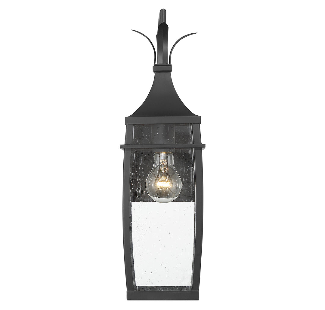 Savoy House Montpelier Outdoor Wall Lantern in Matte Black