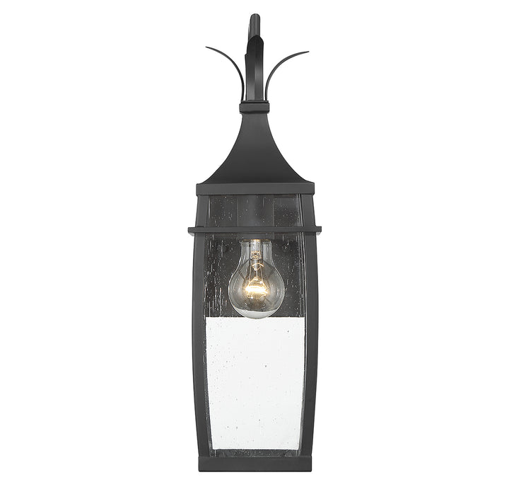 Savoy House Montpelier Outdoor Wall Lantern in Matte Black