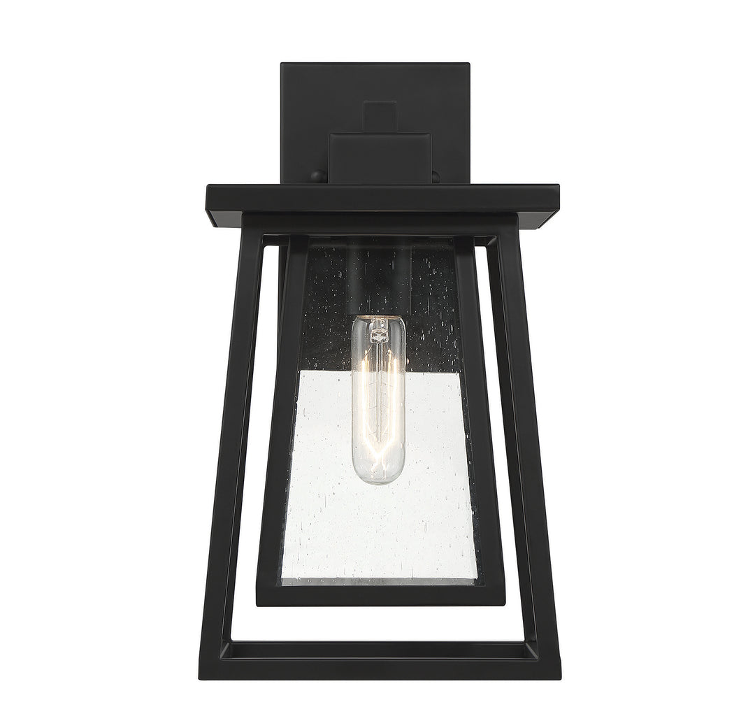 Savoy House Denver Outdoor Wall Lantern in Matte Black