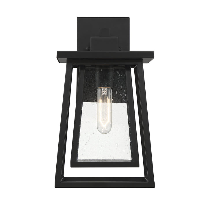 Savoy House Denver Outdoor Wall Lantern in Matte Black
