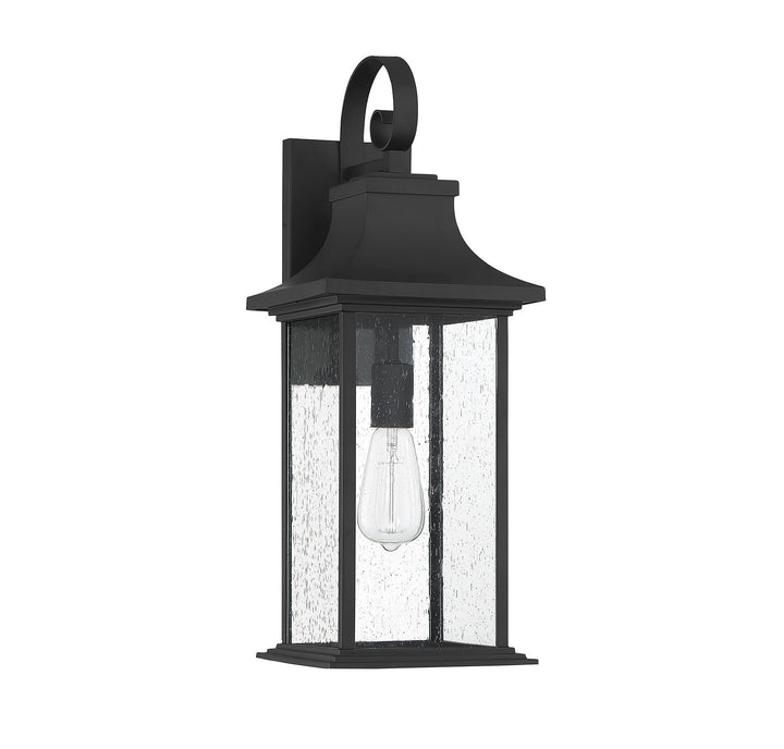 Savoy House Hancock Outdoor Wall Lantern in Matte Black