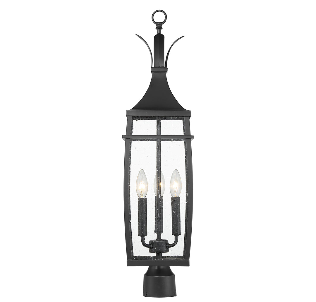 Savoy House Montpelier 3-Light Outdoor Post Lantern - Model 5-769-BK