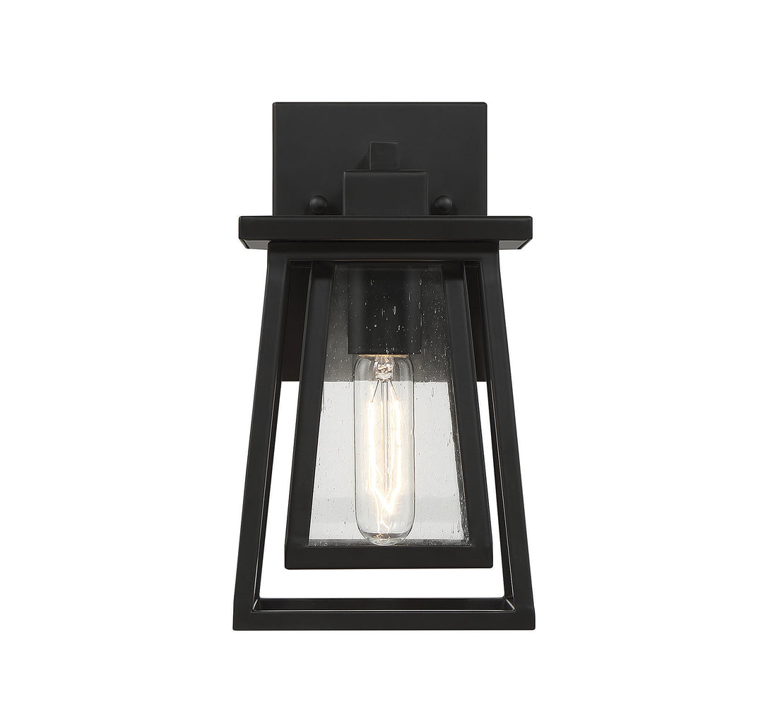 Savoy House Denver Outdoor Wall Lantern in Matte Black