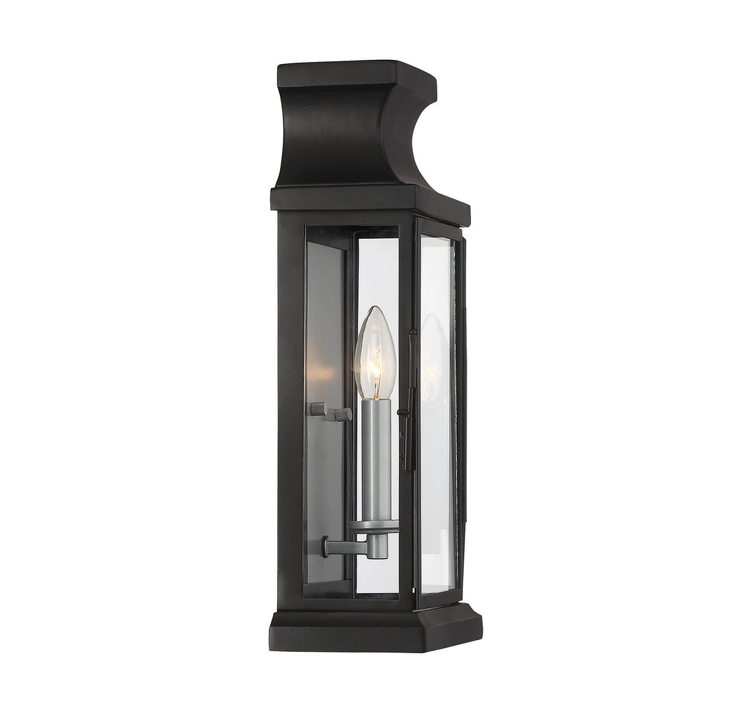 Savoy House Brooke Outdoor Wall Lantern in Black