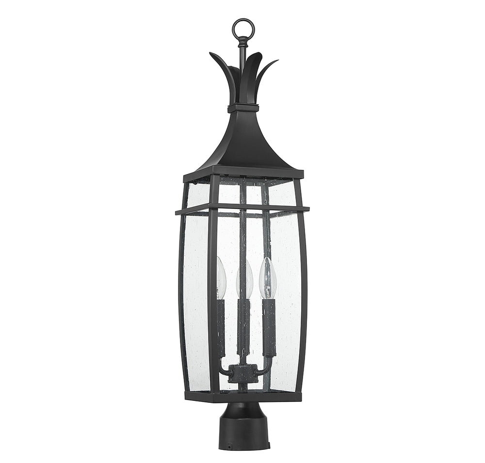 Savoy House Montpelier 3-Light Outdoor Post Lantern - Model 5-769-BK
