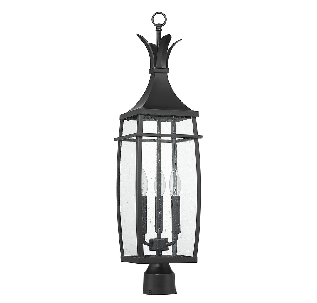 Savoy House Montpelier 3-Light Outdoor Post Lantern - Model 5-769-BK