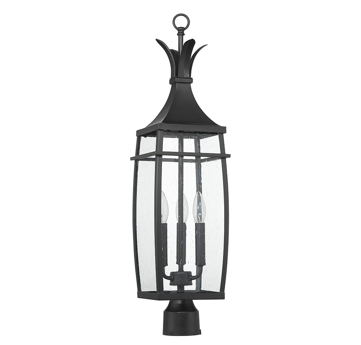 Savoy House Montpelier 3-Light Outdoor Post Lantern - Model 5-769-BK