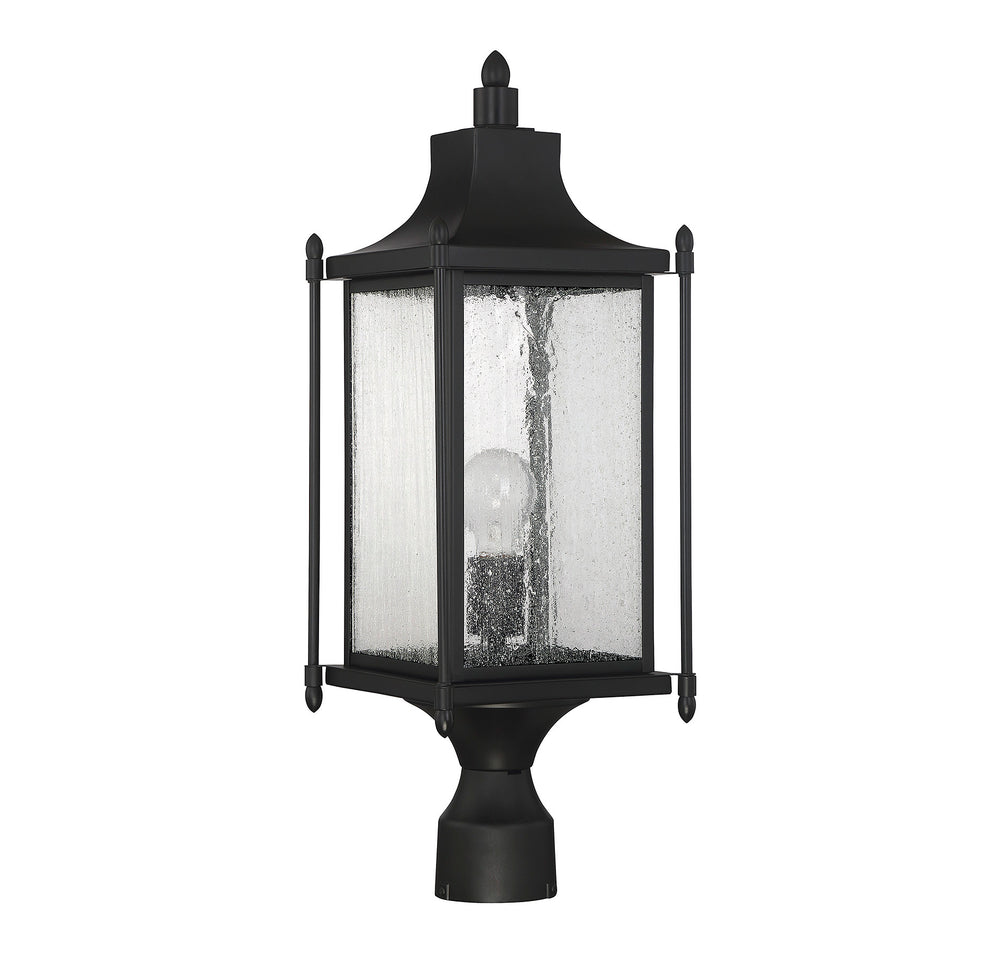 Savoy House Dunnmore 1-Light Outdoor Post Lantern - Model 5-3454-BK