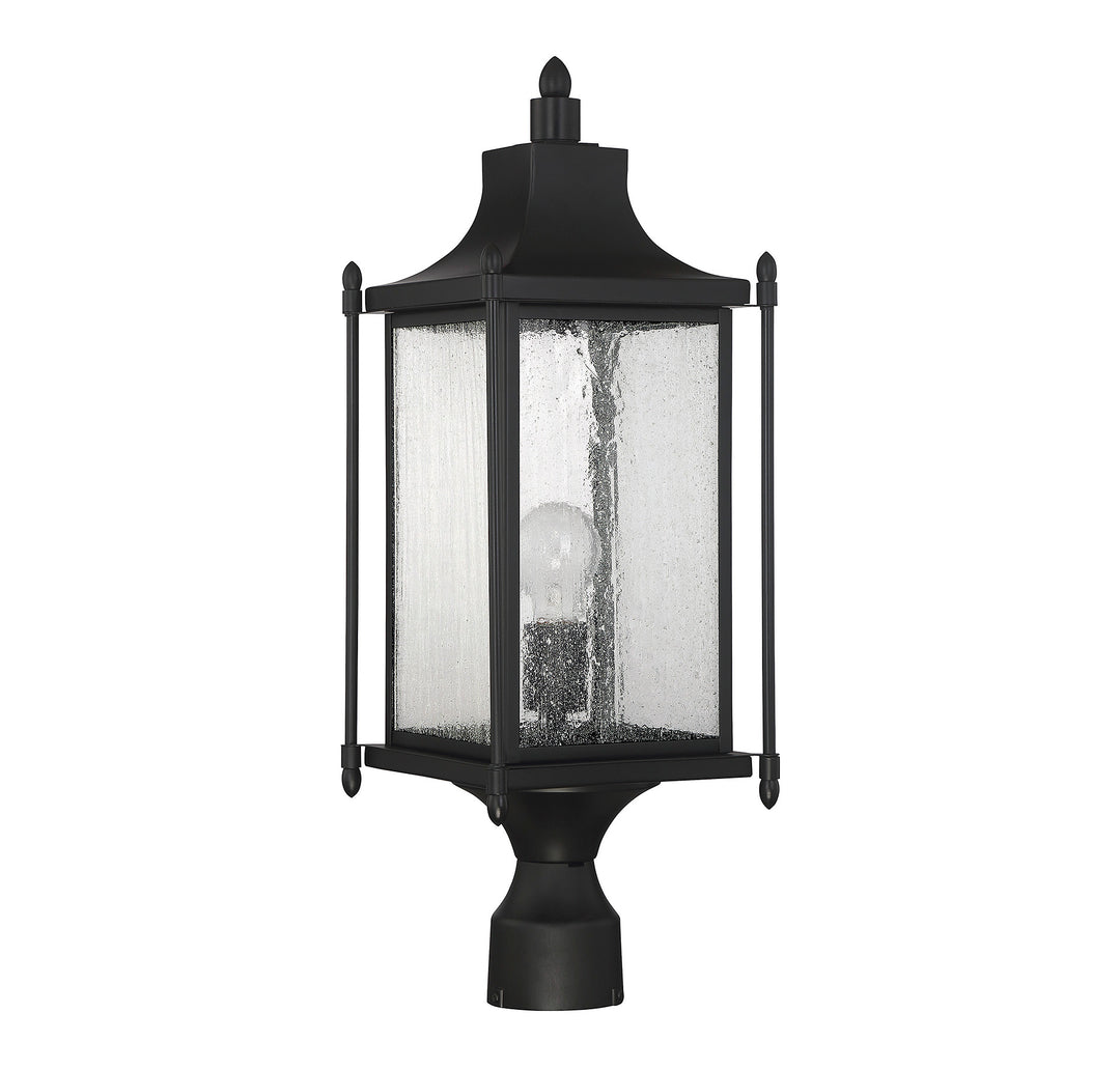Savoy House Dunnmore 1-Light Outdoor Post Lantern - Model 5-3454-BK
