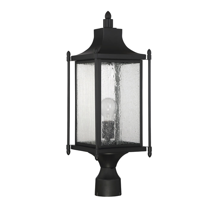 Savoy House Dunnmore 1-Light Outdoor Post Lantern - Model 5-3454-BK
